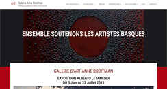 Desktop Screenshot of galeriegaab-biarritz.com